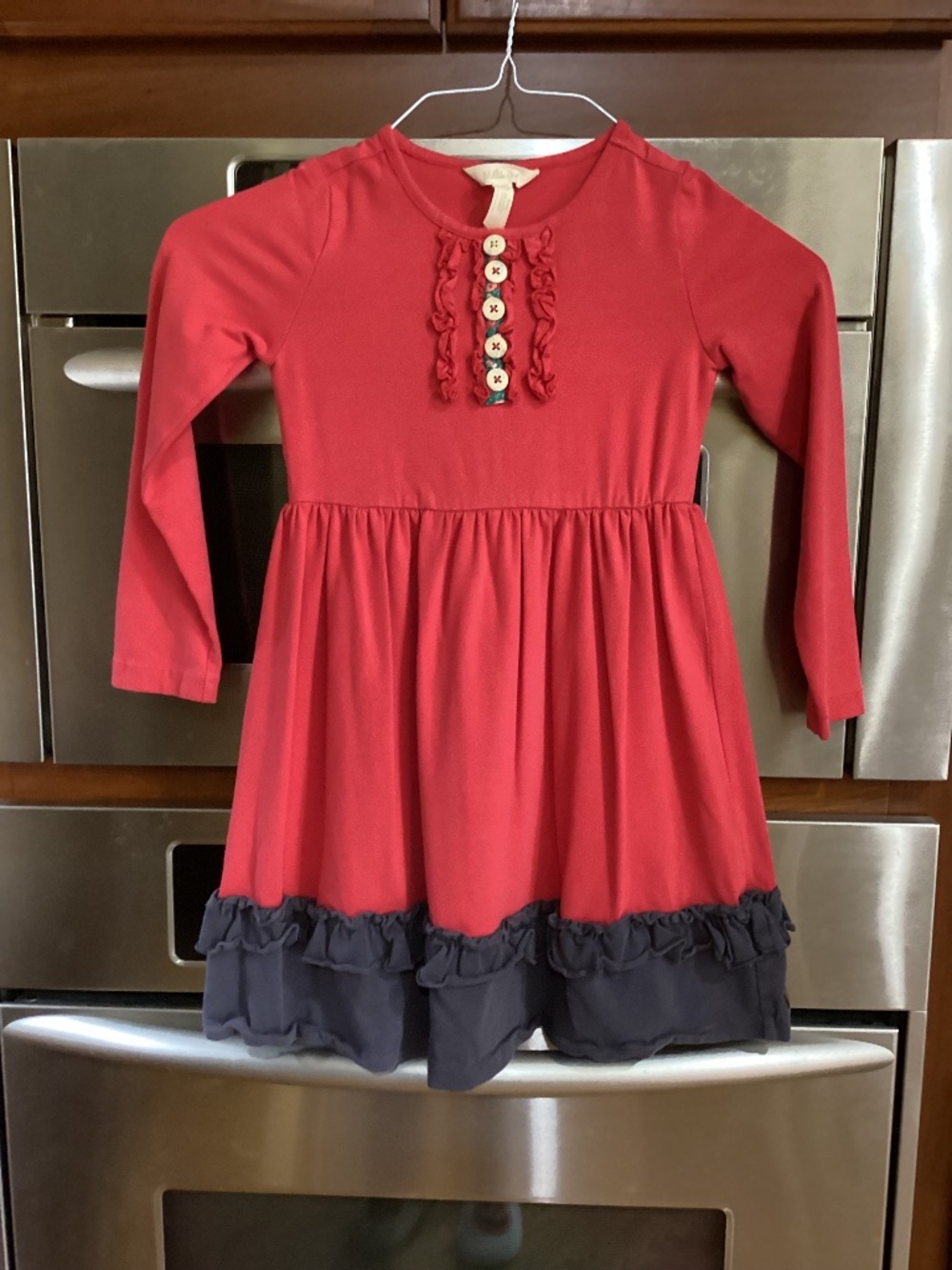 Matilda Jane Red/Gray Dress